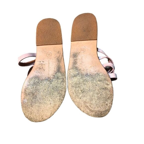Ancient Greek beige Sandals Nikki slides - Picture 5 of 6